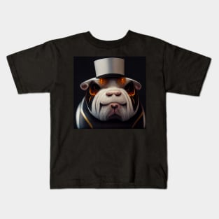 pu in a suit 02 Kids T-Shirt